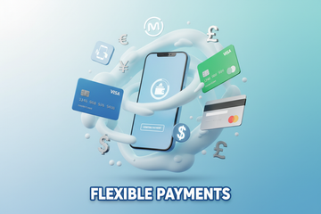 create 'flexible payment' 3d image